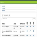 博客--内容管理后台开发
