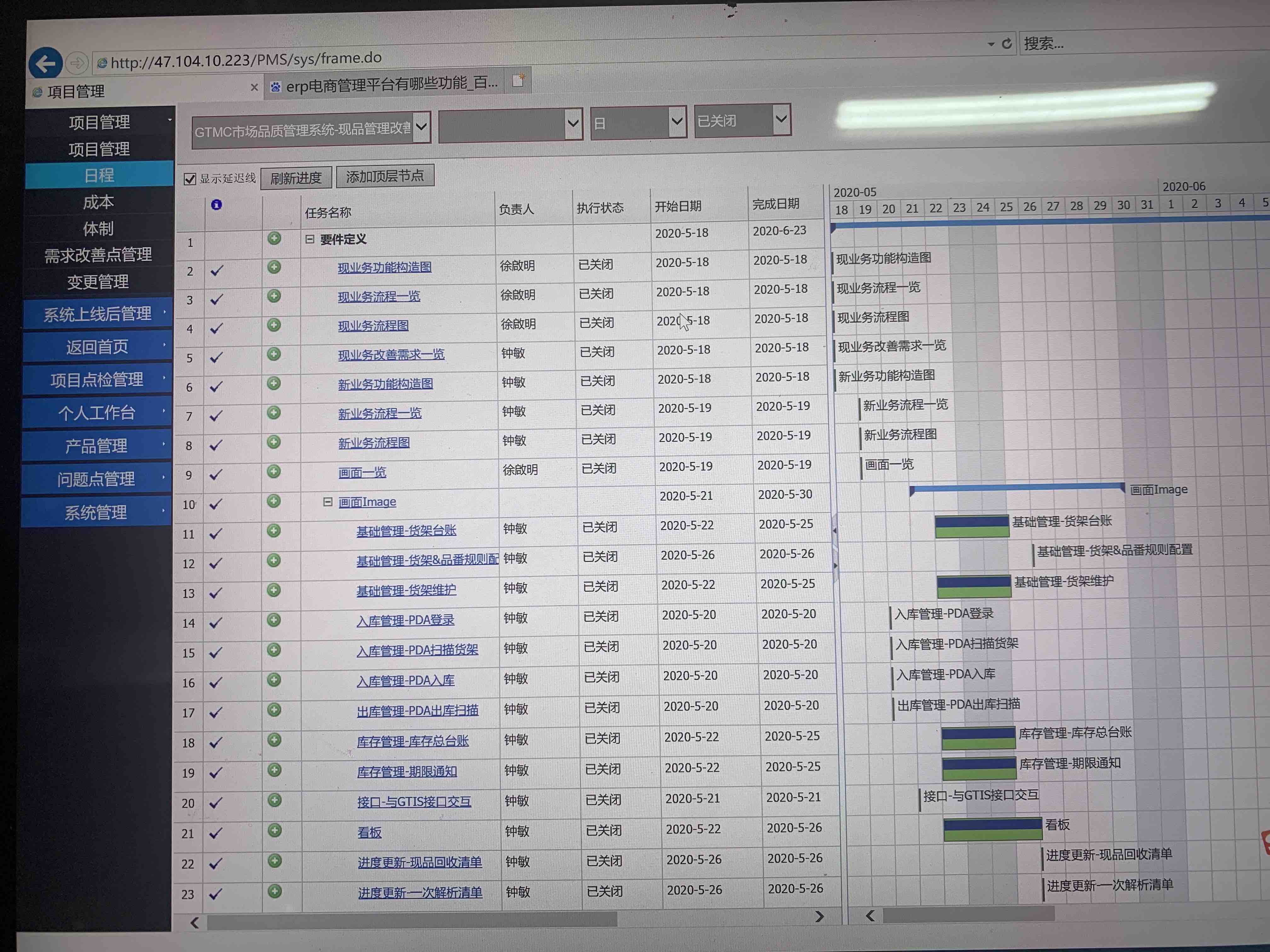 項目管理系統pms